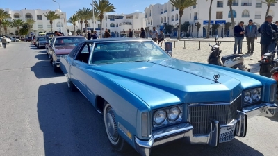 #جربة : عرض لبعض السّيّارات القديمة الليّبيّة والتّونسيّة ترويجا للسيّاحة بالجزيرة في إطار السّياحة الثّقافيّة.