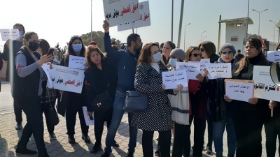 صحفيو التلفزة التونسية ينظّمون وقفة احتجاجية