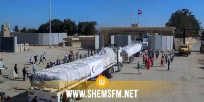    دخول 242 شاحنة مساعدات إنسانية و7 شاحنات وقود إلى قطاع غــزة