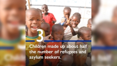 كاب على الافريك: دقيقة هجرة للاطفال 