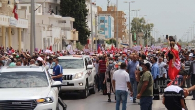 باردو: مسيرة الحزب الدستوري الحر (صور صالح الحبيبي)