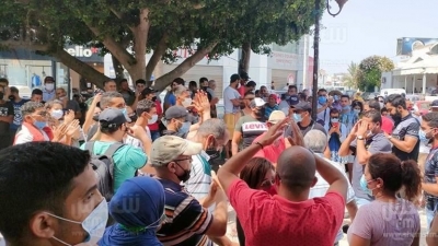 نابل: محتجون يطالبون بتغيير منظومة الحكم