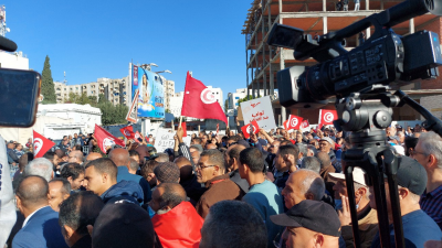 باردو: تحرك احتجاجي رفضا لقرارات رئيس الجمهورية