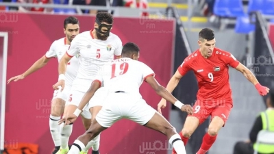 كأس العرب فيفا-قطر 2021: صور من مقابلة فلسطين والأردن(صور مختار هميمة)