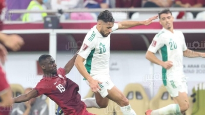 الجزائر تلتحق بتونس في نهائي كأس العرب (صور مختار هميمة)
