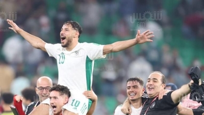 الجزائر تلتحق بتونس في نهائي كأس العرب (صور مختار هميمة)