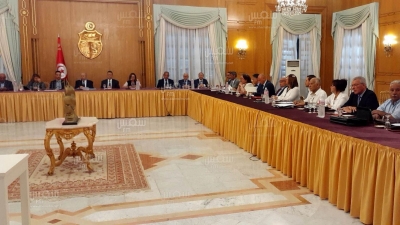 دار الضيافة قرطاج : إنطلاق ثاني جلسات الحوار الوطني