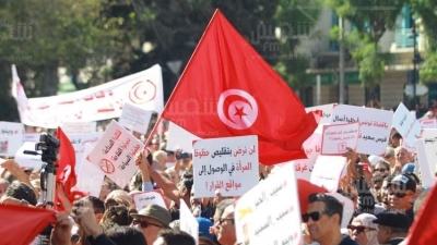 مسيرة جبهة الخلاص في العاصمة (صور صالح الحبيبي)
