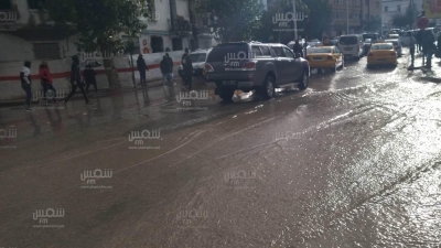     باجة: امطار غزيرة والمياه تغمر الطرقات (صور)