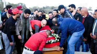 موكب جنازة الفنانة فايزة المحرصي (صور مختار هميمة)