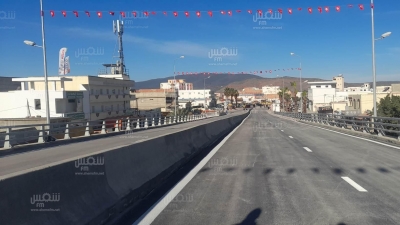 جندوبة: افتتاح الجسر على مستوى تقاطع الطريق الوطنية 17 (صور)