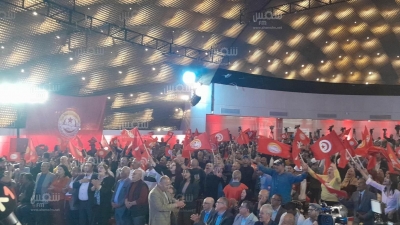 تظاهرة للإتحاد العام التونسي للشغل
