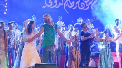 المحفل للفاضل الجزيري في إفتتاح مهرجان قرطاج (صور مختار هميمة)