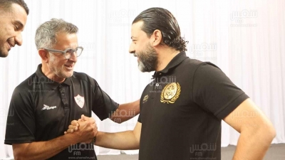 البطولة العربية: الندوة الصحفية لمدرب الاتحاد المنستيري (صور مختار هميمة )