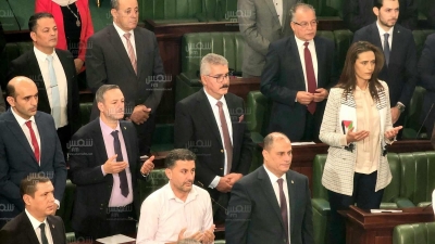 البرلمان: تلاوة الفاتحة على أوراح شهداء فلسطين (صور)